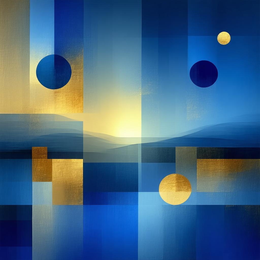 AI-Generated Image: A soul's quiet prayer in abstract devotion