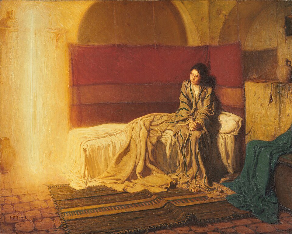 The Annunciation, an 1898 painting by African-American painter Henry Ossawa Tanner