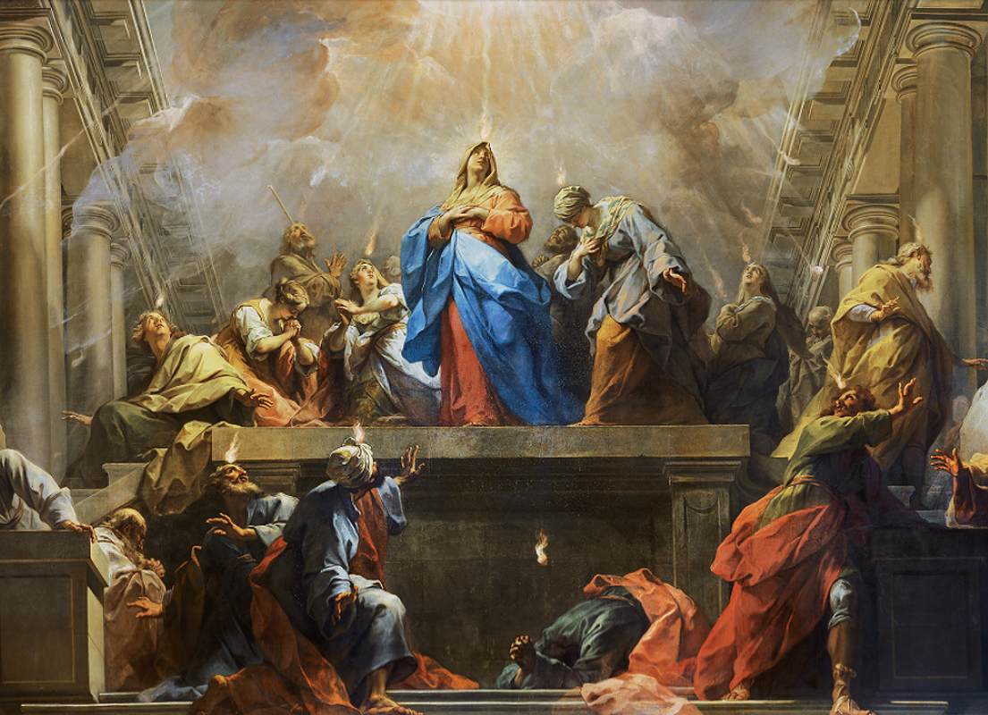 “Pentecost” by Jean Restout II (1692–1768)